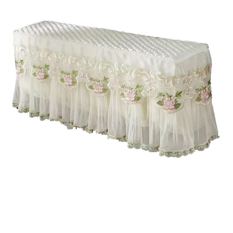 Viegls luksusa izšūšanas gaisa kondicionētājs, putekļu necaurlaidīgs audums mājas dekorēšanai, putekļu pārsegs pret triecienu, piekarināms tipa kondicionieris