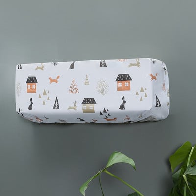 Τυπωμένο Κάλυμμα Κλιματισμού Διακόσμηση σπιτιού Κλιματιστικό Αδιάβροχο Κάλυμμα Καθαρισμού Πλύσιμο Κάλυμμα Αντισκόνης Καθαρισμός Κάλυμμα Σκόνης