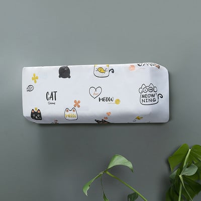 Τυπωμένο Κάλυμμα Κλιματισμού Διακόσμηση σπιτιού Κλιματιστικό Αδιάβροχο Κάλυμμα Καθαρισμού Πλύσιμο Κάλυμμα Αντισκόνης Καθαρισμός Κάλυμμα Σκόνης