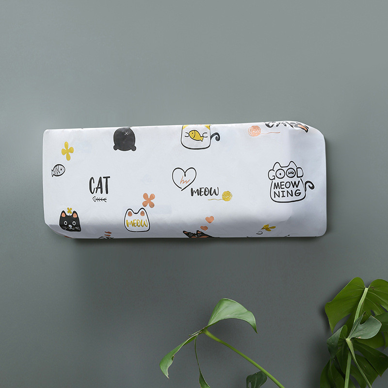 Τυπωμένο Κάλυμμα Κλιματισμού Διακόσμηση σπιτιού Κλιματιστικό Αδιάβροχο Κάλυμμα Καθαρισμού Πλύσιμο Κάλυμμα Αντισκόνης Καθαρισμός Κάλυμμα Σκόνης