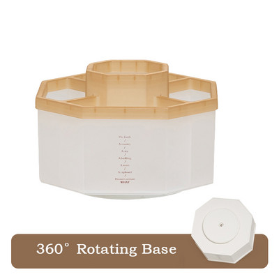 SDLP 360° Rotācijas pildspalvas turētājs lielas ietilpības gumijas zīmuļu glabāšanas kastīte Skolas kancelejas piederumu darbvirsmas kosmētikas otu organizators