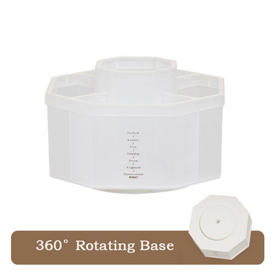 SDLP 360° Rotācijas pildspalvas turētājs lielas ietilpības gumijas zīmuļu glabāšanas kastīte Skolas kancelejas piederumu darbvirsmas kosmētikas otu organizators