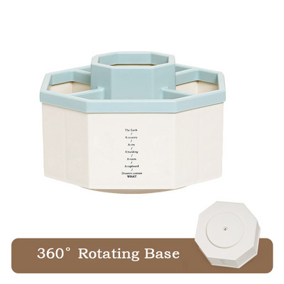 SDLP 360° Rotācijas pildspalvas turētājs lielas ietilpības gumijas zīmuļu glabāšanas kastīte Skolas kancelejas piederumu darbvirsmas kosmētikas otu organizators