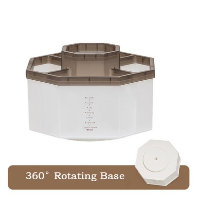 SDLP 360° Rotācijas pildspalvas turētājs lielas ietilpības gumijas zīmuļu glabāšanas kastīte Skolas kancelejas piederumu darbvirsmas kosmētikas otu organizators