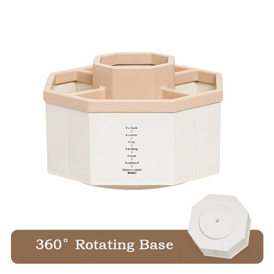 SDLP 360° Rotācijas pildspalvas turētājs lielas ietilpības gumijas zīmuļu glabāšanas kastīte Skolas kancelejas piederumu darbvirsmas kosmētikas otu organizators