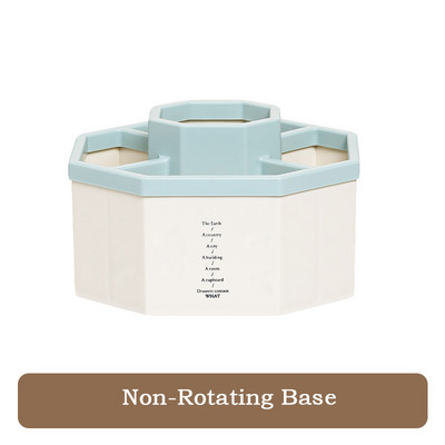 SDLP 360° Rotācijas pildspalvas turētājs lielas ietilpības gumijas zīmuļu glabāšanas kastīte Skolas kancelejas piederumu darbvirsmas kosmētikas otu organizators