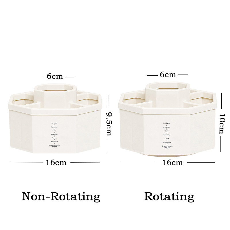 SDLP 360° Rotācijas pildspalvas turētājs lielas ietilpības gumijas zīmuļu glabāšanas kastīte Skolas kancelejas piederumu darbvirsmas kosmētikas otu organizators