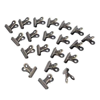 5-20gab. Sasaistes saspraudes Vidēja izmēra Metāla Apaļas Skavas Papīrs Antikvariāts Bronza/Sudrabs/Sarkans Misiņš/Melni rēķini Mājas Biroja Skola 32x30mm