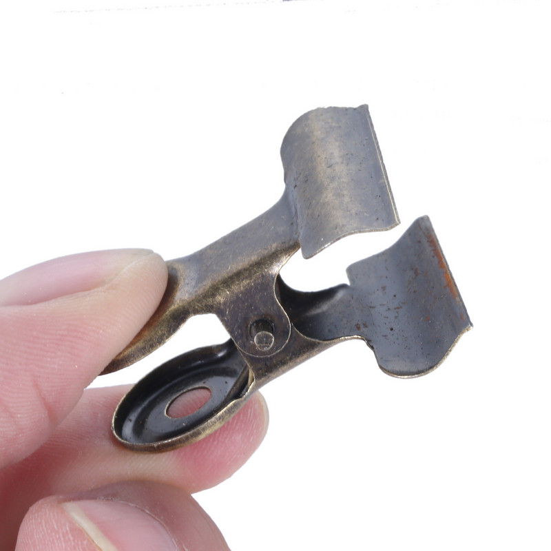 5-20gab. Sasaistes saspraudes Vidēja izmēra Metāla Apaļas Skavas Papīrs Antikvariāts Bronza/Sudrabs/Sarkans Misiņš/Melni rēķini Mājas Biroja Skola 32x30mm