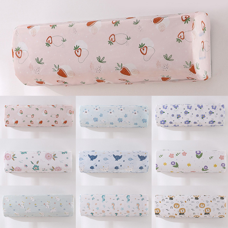 Oro kondicionieriaus apsauginis dėklas Apsauginiai dangteliai nuo dulkių namų dekoro oro kondicionieriaus dangtelis spausdintas kabantis vandeniui atsparus vidaus namų audinys