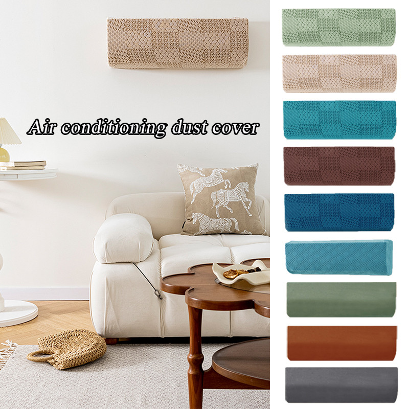 Paprastas pakabinamas oro kondicionieriaus dangtelis Fresh Pattern Oro kondicionavimo apsauga Sieninis oro kondicionieriaus dangtelis Nordic Decor