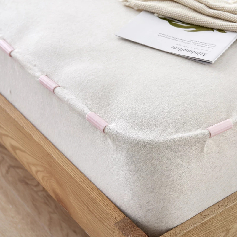 10 DB lepedő kapcsok műanyag csúszásgátló szorító paplan ágytakaró fogók Rögzítők matractartó lepedőhöz Kezdőlap