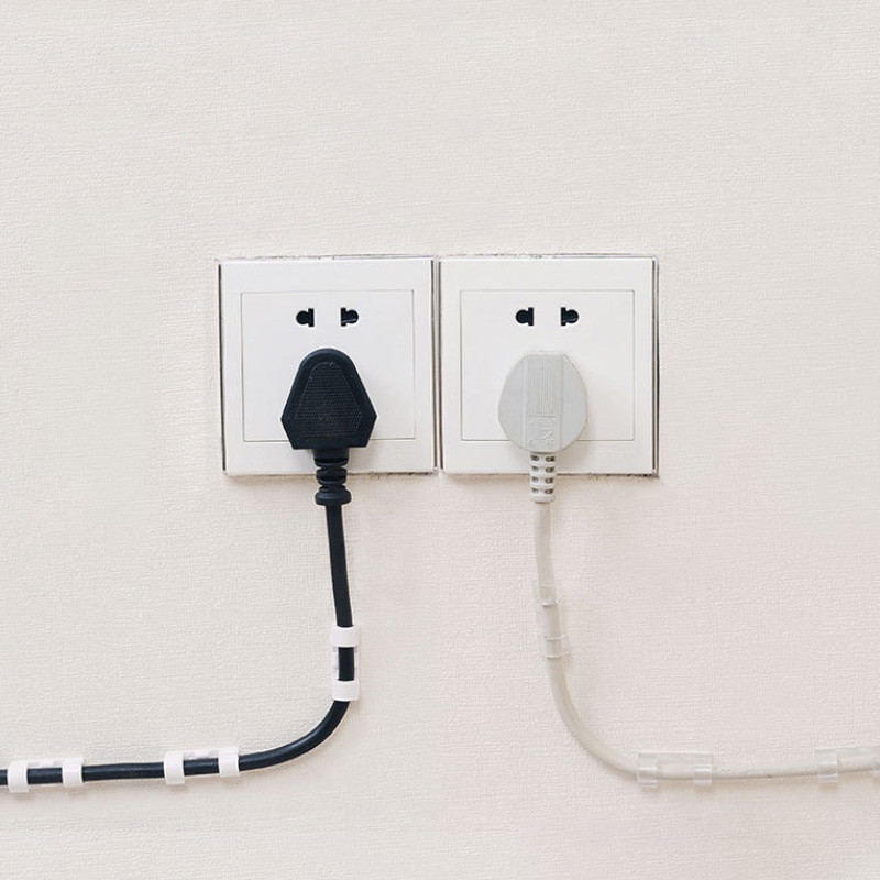 20 vnt. nešiojamas laido laikiklis Kištuko laikiklis Organizatorius Kabelių spaustukai Laidų saugojimo įrenginys Namų biuro reikmenys USB laido valdymas