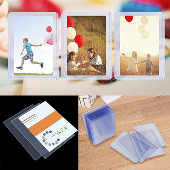 2/5/10Pcs Plastic Clear Card Sleeves Παιδική υποδοχή για κάρτες παιχνιδιού Θήκη Αποθήκευσης Ατζέντα Ατζέντα Σκληρό κάλυμμα καρτών για αθλητικό μπέιζμπολ