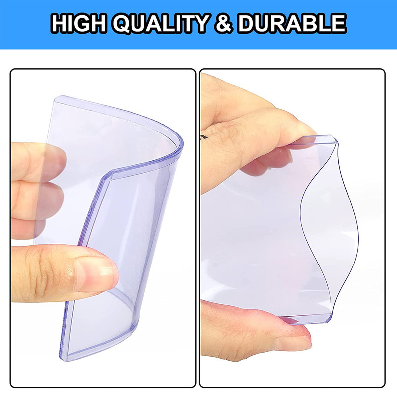 2/5/10 tk Plastikust läbipaistvad kaardiümbrised Lastele Mängukaardi kaitsja Kodune hoiuruum Korraldaja kõvade kaartide kate spordipesapalli jaoks