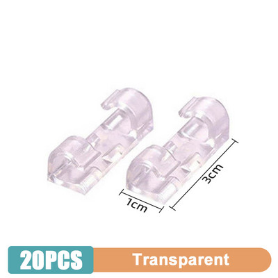 16/20 vnt. kabelių spaustukų organizatorius, nuleidžiamas laido laikiklis, laido valdymas, lipnus kabelių spaustukų tvarkytuvas, fiksuotas gnybtas duomenų laido vyniotuvas