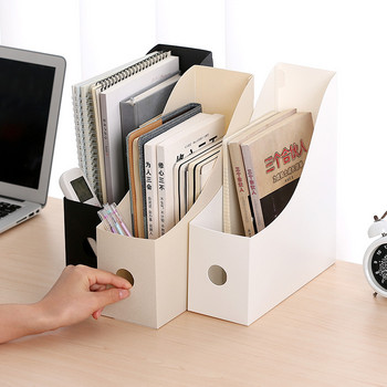 Кутия за съхранение на файлове за офис документи Сгъваем настолен органайзер Многофункционални книги Молив Кутия за съхранение на различни предмети Офис консумативи
