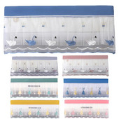 Légkondicionáló porvédő Tartós gyönyörű hímzett osztott AC burkolat Kényelmes porálló otthoni lakás védőhuzatok