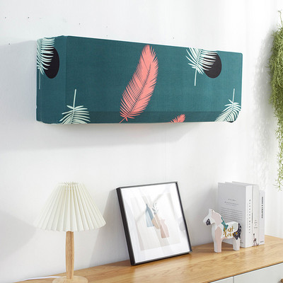 Pie sienas stiprināms Clim Cover Stretch Printed Gaisa kondicionētāja aizsargvāciņš Noņemams pie sienas stiprināms gaisa kondicionētāja pārsegs