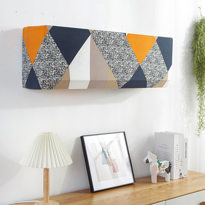 Pie sienas stiprināms Clim Cover Stretch Printed Gaisa kondicionētāja aizsargvāciņš Noņemams pie sienas stiprināms gaisa kondicionētāja pārsegs