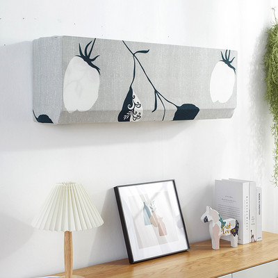 Pie sienas stiprināms Clim Cover Stretch Printed Gaisa kondicionētāja aizsargvāciņš Noņemams pie sienas stiprināms gaisa kondicionētāja pārsegs