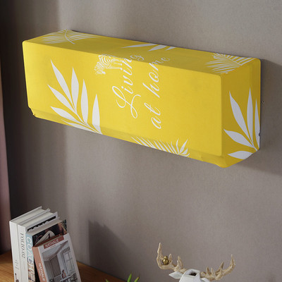 Pie sienas stiprināms Clim Cover Stretch Printed Gaisa kondicionētāja aizsargvāciņš Noņemams pie sienas stiprināms gaisa kondicionētāja pārsegs