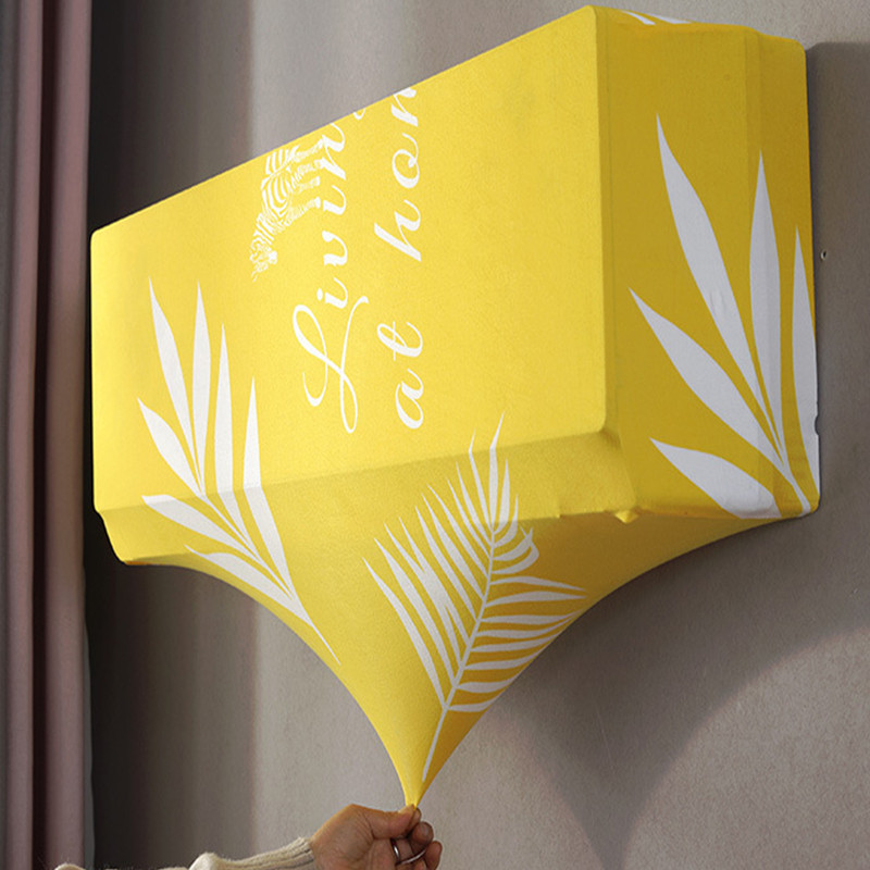 Pie sienas stiprināms Clim Cover Stretch Printed Gaisa kondicionētāja aizsargvāciņš Noņemams pie sienas stiprināms gaisa kondicionētāja pārsegs