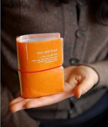 32 kortelės padėtis Mini kortelių knygelė kreditas / vardas / bankas / grynieji pinigai / kuponas / vizitinės kortelės laikiklis 5 spalvų mini PVC kortelės dėklas