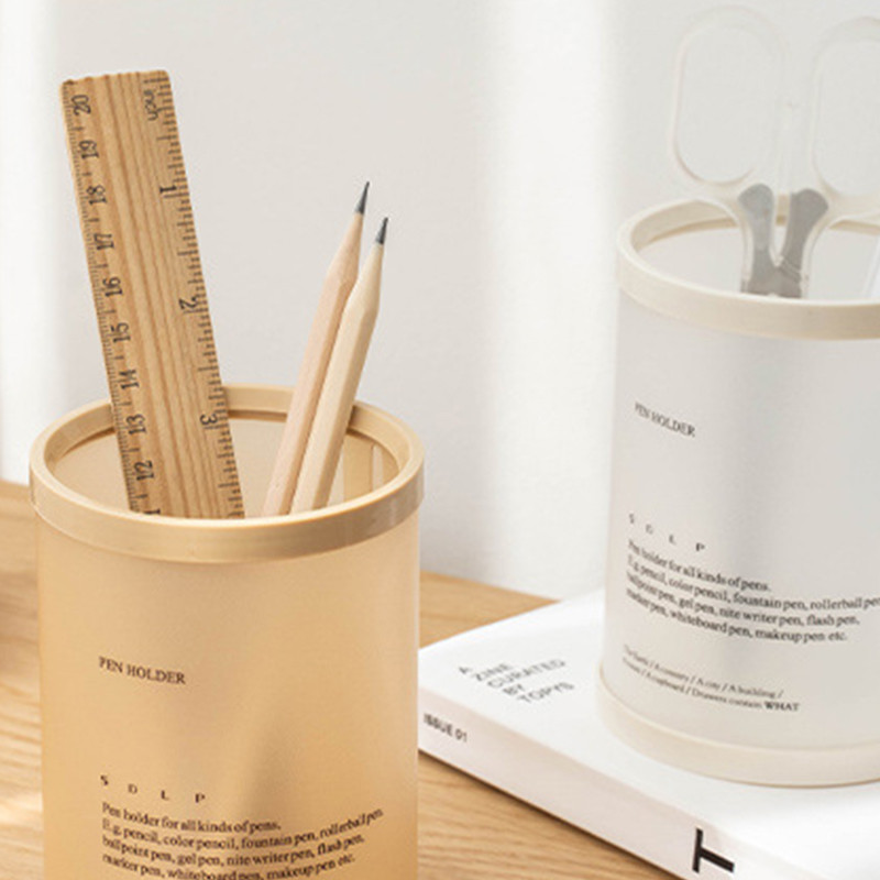 Cilindrisks noņemams darbvirsmas pildspalvu turētāja organizators Biroja piederumi Pildspalvu statīvs Galda organizators Uzglabāšanas biroja organizācija