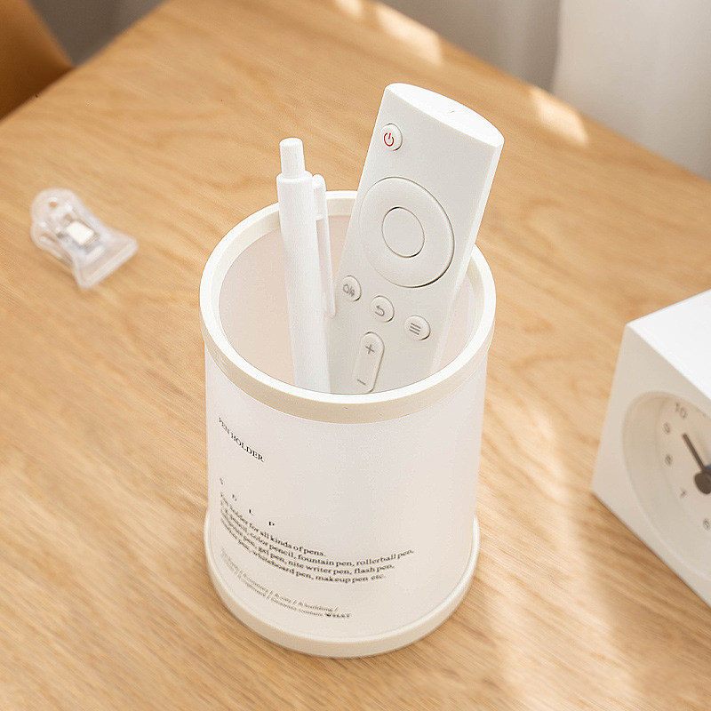 Cilindrisks noņemams darbvirsmas pildspalvu turētāja organizators Biroja piederumi Pildspalvu statīvs Galda organizators Uzglabāšanas biroja organizācija