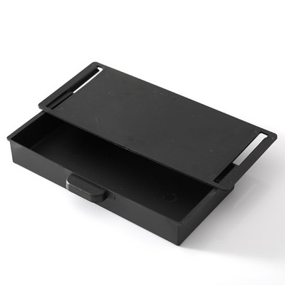Κάτω από το συρτάρι του γραφείου Adhesive Organizer Κρυφό κουτί αποθήκευσης επιφάνειας εργασίας για το σπίτι Θήκη στυλό Αυτοκόλλητο σταθερό δοχείο Μαχαίρι κουζίνας