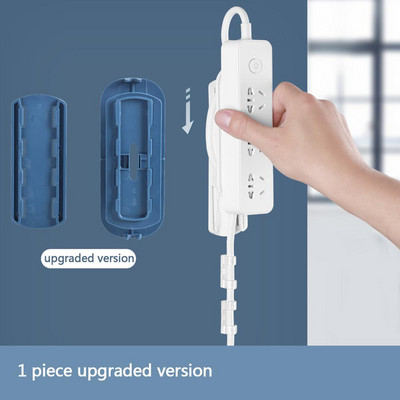 Στήριγμα καλωδίου Αυτοκόλλητο τοίχου, χωρίς βύσμα, λωρίδα σταθερής συσκευής Αυτοκόλλητη υποδοχή στερέωσης συρμάτινη διάταξη καλωδίου Ατζέντα τοίχου