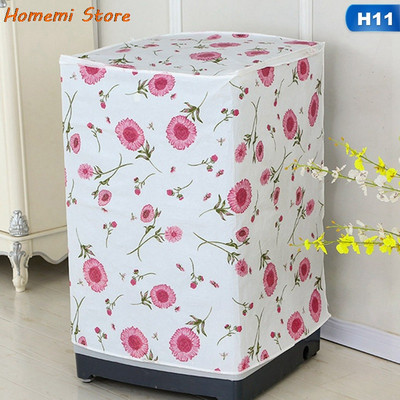 Drukāt Ūdensnecaurlaidīgs veļas mazgājamās mašīnas žāvētāja vāks Mājas Automātiskais rullīšu veļas rāvējslēdzējs Putekļu necaurlaidīgs korpuss Sauļošanās aizsargpārklājums