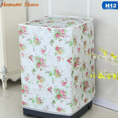 Drukāt Ūdensnecaurlaidīgs veļas mazgājamās mašīnas žāvētāja vāks Mājas Automātiskais rullīšu veļas rāvējslēdzējs Putekļu necaurlaidīgs korpuss Sauļošanās aizsargpārklājums