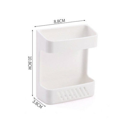 1 gab. Sienas glabāšanas kaste tālvadības pults uzglabāšanas organizatora futrālis mobilā tālruņa kontaktdakšas turētāja statīvs kawaii glabāšanai