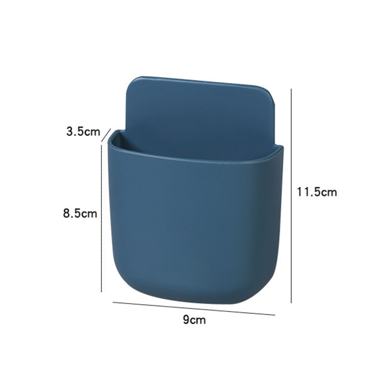 1 gab. Sienas glabāšanas kaste tālvadības pults uzglabāšanas organizatora futrālis mobilā tālruņa kontaktdakšas turētāja statīvs kawaii glabāšanai