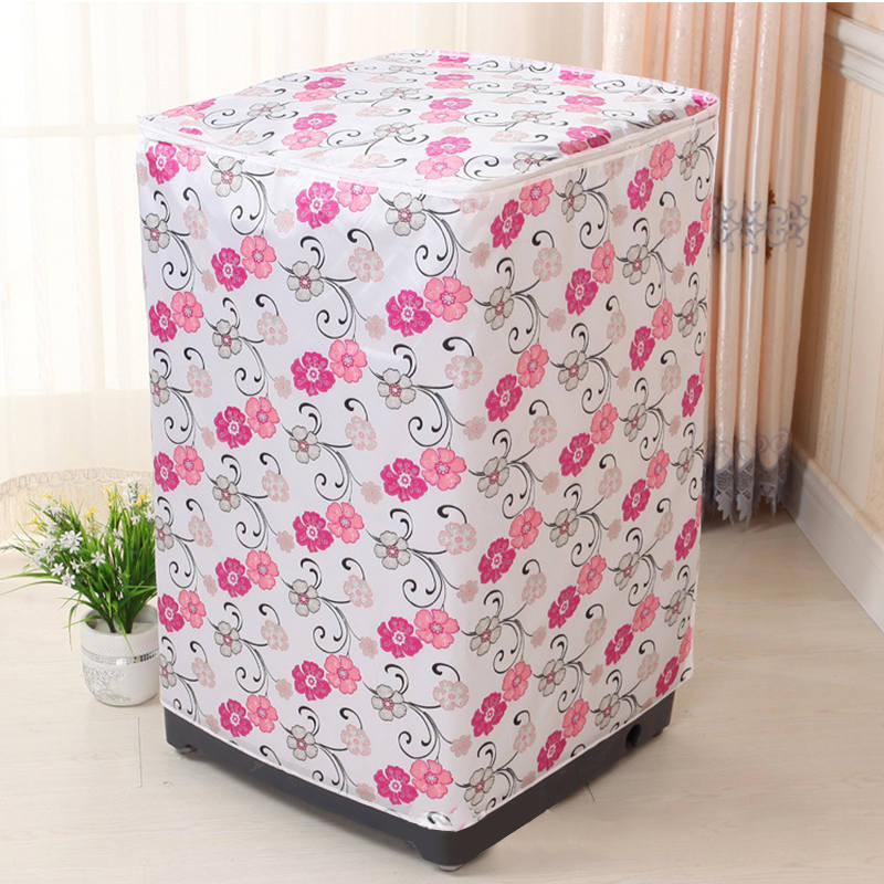 Bezmaksas piegāde Veļas mazgājamās mašīnas vāks, putekļu necaurlaidīgs karikatūras drukāts izturīgs ūdensnecaurlaidīgs vāks bungu mašīnu uzglabāšanas piederumiem