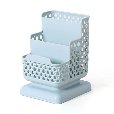 1db irodai rendszerező asztali toll tárolódoboz ceruza ecset edény tolltartó sminkecset műanyag tartály Különféle asztali rendszerező