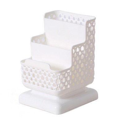 1db irodai rendszerező asztali toll tárolódoboz ceruza ecset edény tolltartó sminkecset műanyag tartály Különféle asztali rendszerező