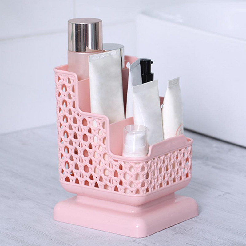 Jauns biroja organizators darbvirsmas pildspalvu uzglabāšanas kastīte zīmuļu otu pildspalvas turētājs grima otiņa plastmasas trauks dažādi rakstāmgalda organizators