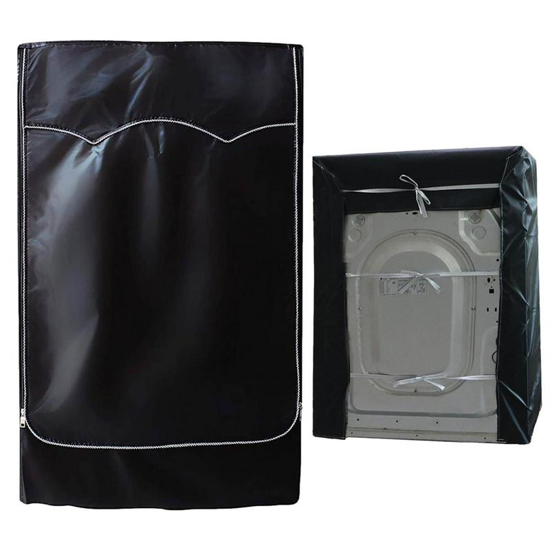 Veļas mazgājamās mašīnas pārsegs āra mašīnai ar augšējo un priekšējo ielādi, žāvētāja pārsegs ar rāvējslēdzēja dizainu ērtai lietošanai, ūdensnecaurlaidīgs, putekļu necaurlaidīgs