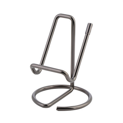 1PC Držač posjetnica Stalak za mobilni telefon za stol Slatki metalni držač zaslona Uredski stolni držač kartice s imenom za muškarce Žene