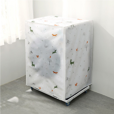 Εκτύπωση επάνω/μπροστινής οδού PEVA αντηλιακό κάλυμμα με προστασία από τη σκόνη Κάλυμμα πλυντηρίου ρούχων αδιάβροχη θήκη Κάλυμμα πλυντηρίου ρούχων