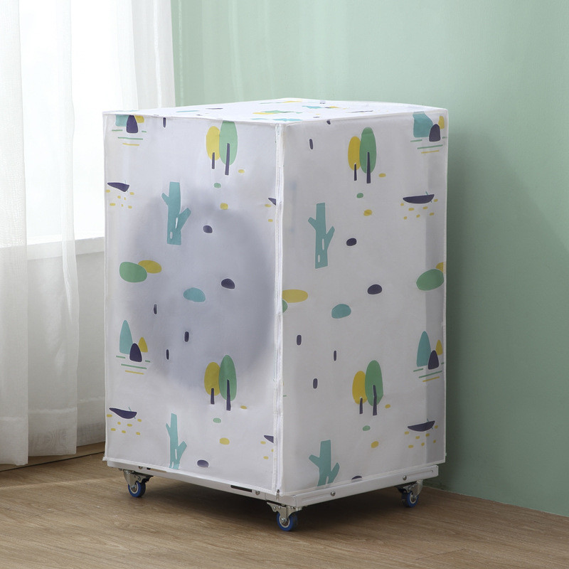 Εκτύπωση επάνω/μπροστινής οδού PEVA αντηλιακό κάλυμμα με προστασία από τη σκόνη Κάλυμμα πλυντηρίου ρούχων αδιάβροχη θήκη Κάλυμμα πλυντηρίου ρούχων