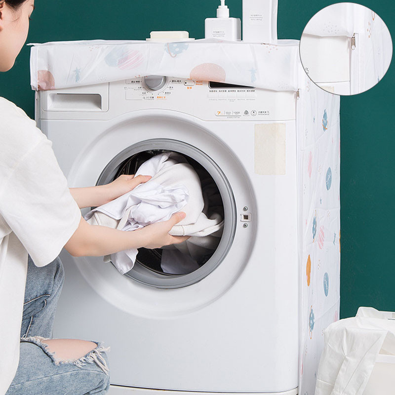 PEVA Vodootporna navlaka za perilicu rublja Poklopac za prašinu Kućni automatski pulsator Vrsta bubnja Patent zatvarač Prašina Kupaonski pribor