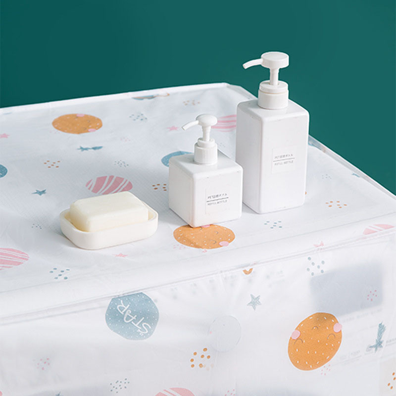 PEVA Vodootporna navlaka za perilicu rublja Poklopac za prašinu Kućni automatski pulsator Vrsta bubnja Patent zatvarač Prašina Kupaonski pribor