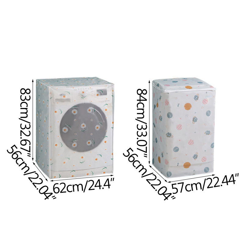 PEVA Vodootporna navlaka za perilicu rublja Poklopac za prašinu Kućni automatski pulsator Vrsta bubnja Patent zatvarač Prašina Kupaonski pribor