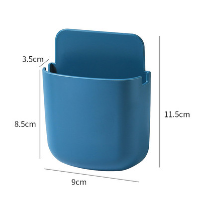 Nuotolinio valdymo pultas laikymo dėžė TV oro kondicionierius nuotolinio valdymo lizdas mobiliojo telefono laikiklis konteineris, montuojamas ant sienos