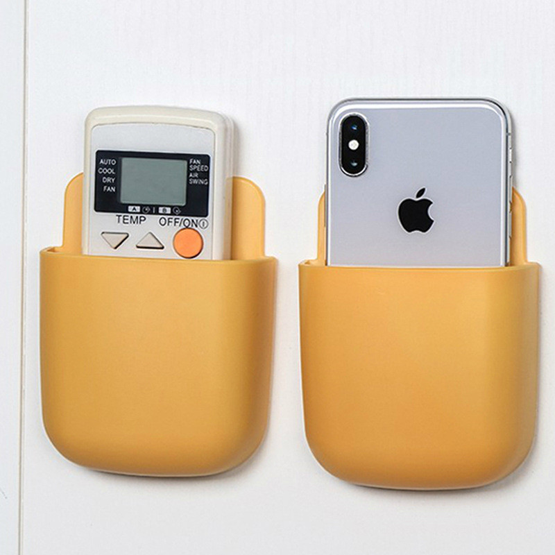 Nuotolinio valdymo pultas laikymo dėžė TV oro kondicionierius nuotolinio valdymo lizdas mobiliojo telefono laikiklis konteineris, montuojamas ant sienos