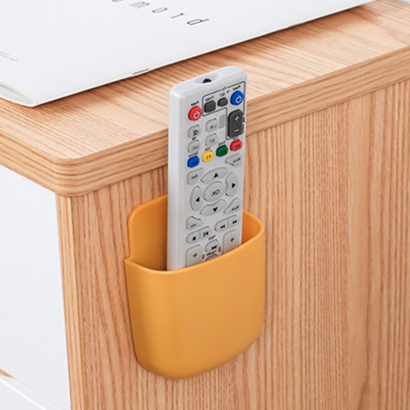 Nuotolinio valdymo pultas laikymo dėžė TV oro kondicionierius nuotolinio valdymo lizdas mobiliojo telefono laikiklis konteineris, montuojamas ant sienos